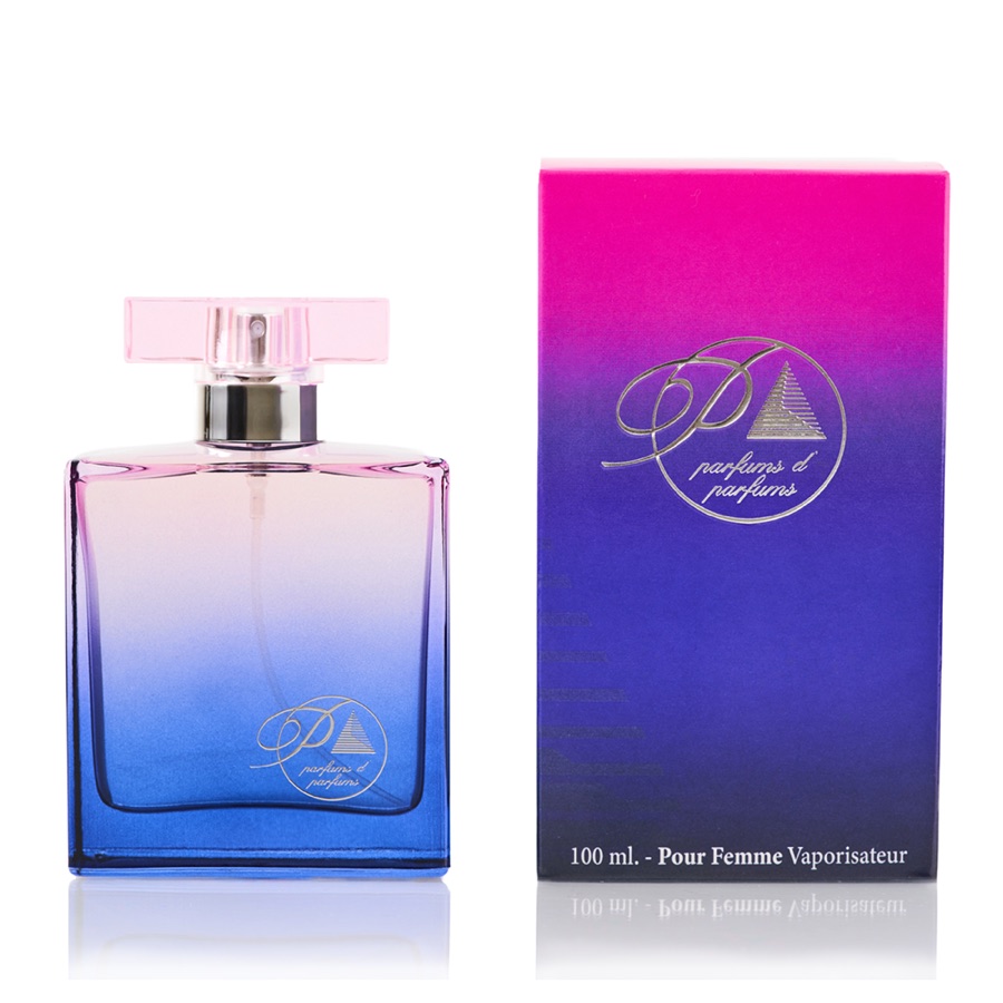 Frasco y caja de perfume Parfums d'Parfums