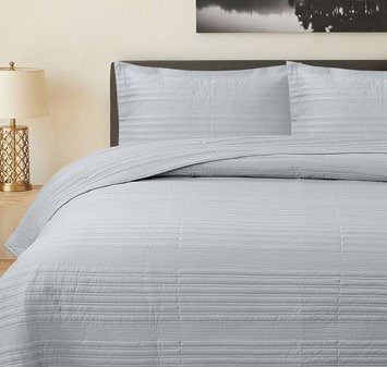 Colcha Stripes Gris