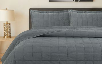 Colcha Stone Wash Gris