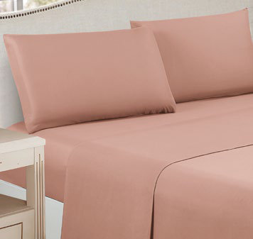 Sábanas Microfibra Lisas Rosa