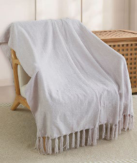 Manta Tejida 520 G 127X152 Beige