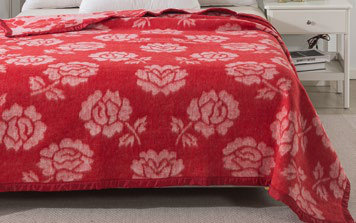 Frazada Classic Jacquard Rojo