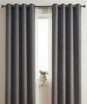 Cortina Blackout Soft 4 Piezas Gris Acero