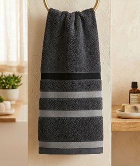 Toalla Mano Lumier 45X80 Cm Negro