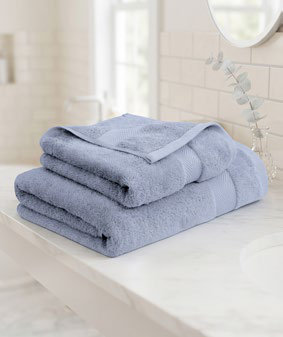 Juego Toallas 600G Lisa 2 Piezas Gris